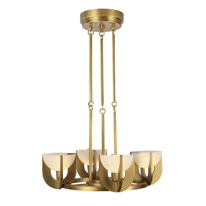 Colette Steel LED Chandelier by Elisa Carlucci