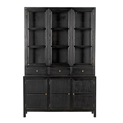 Colonial Solid Wood China Cabinet