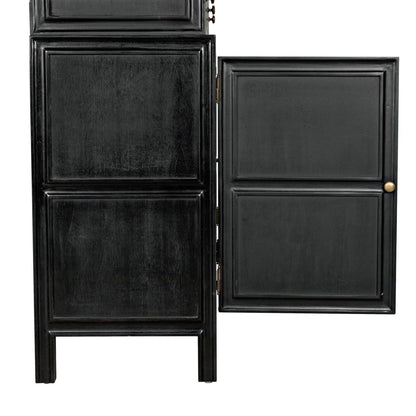 Colonial Solid Wood China Cabinet
