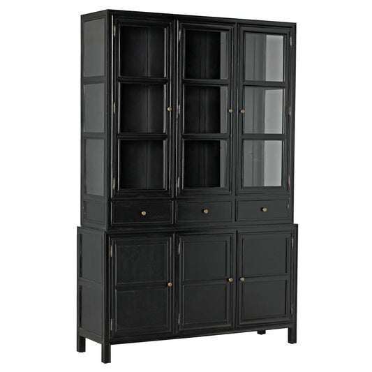 Colonial Solid Wood China Cabinet