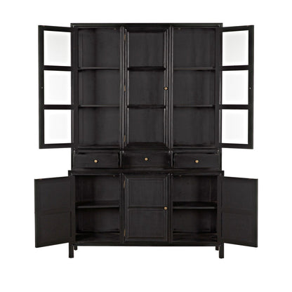 Colonial Solid Wood China Cabinet