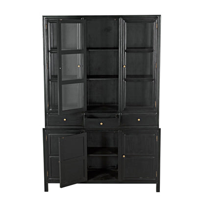 Colonial Solid Wood China Cabinet