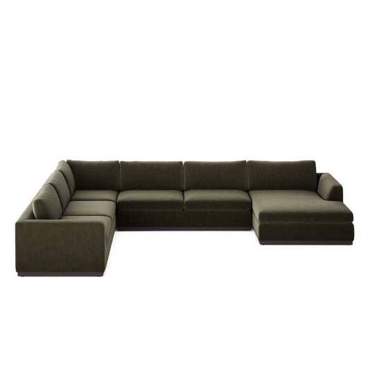 Colt 4pc Laf Sectional-savoy Parchment-aged Sienna