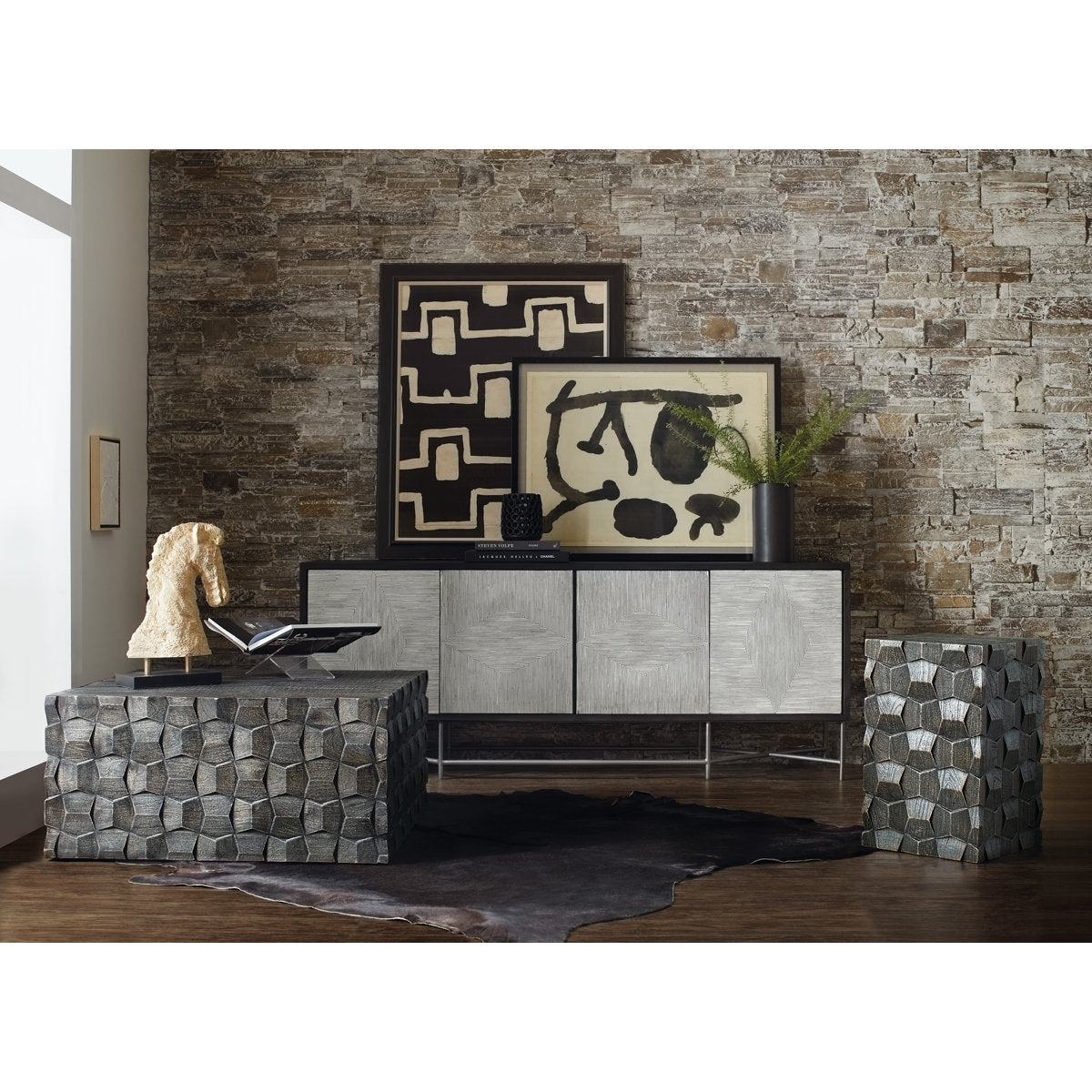 Commerce And Market Solid Wood Accent Cabinet