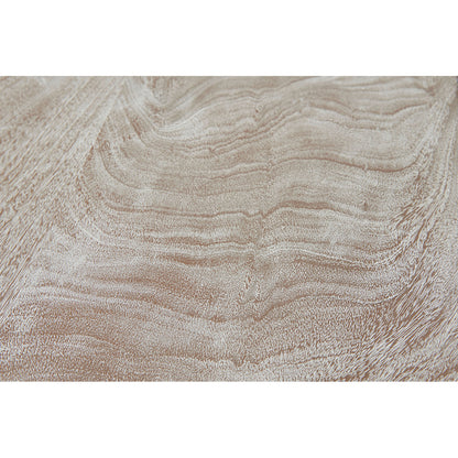 Composition Oval Mahogany Wood Dining Table