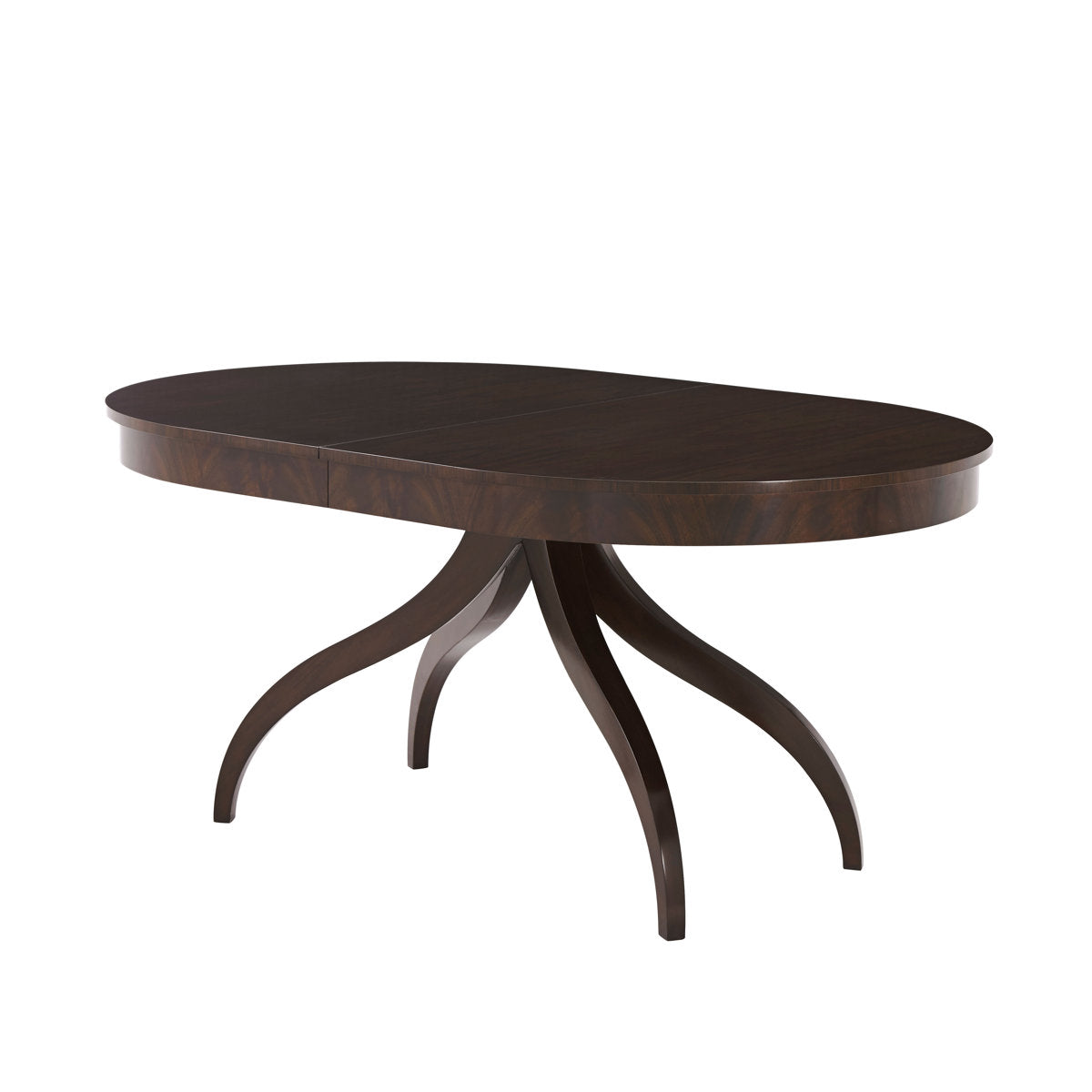 Composition Oval Solid Wood Dining Table