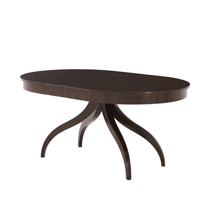 Composition Oval Solid Wood Dining Table