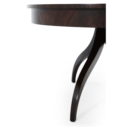 Composition Oval Solid Wood Dining Table