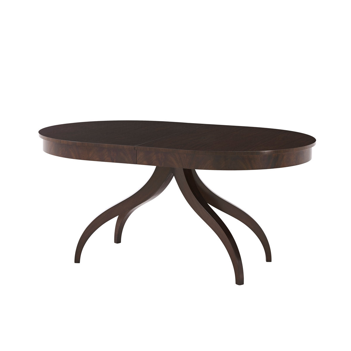 Composition Oval Solid Wood Dining Table