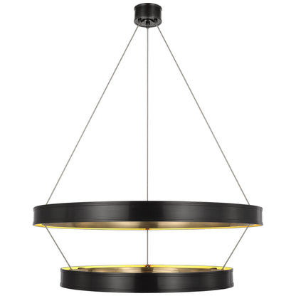 Connery 6 - Light Solid Brass LED Chandelier by Chapman & Myers