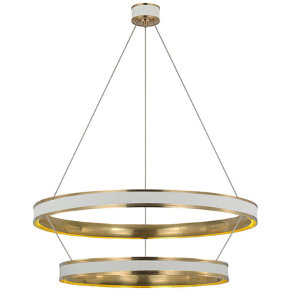 Connery 6 - Light Solid Brass LED Chandelier by Chapman & Myers