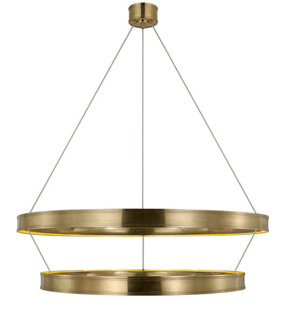 Connery 9 - Light Solid Brass LED Chandelier by Chapman & Myers