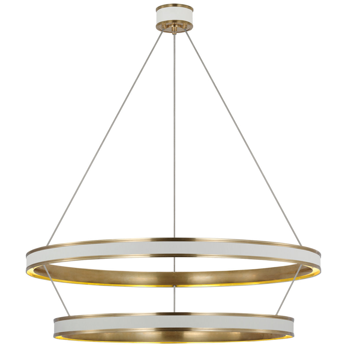 Connery 9 - Light Solid Brass LED Chandelier by Chapman & Myers