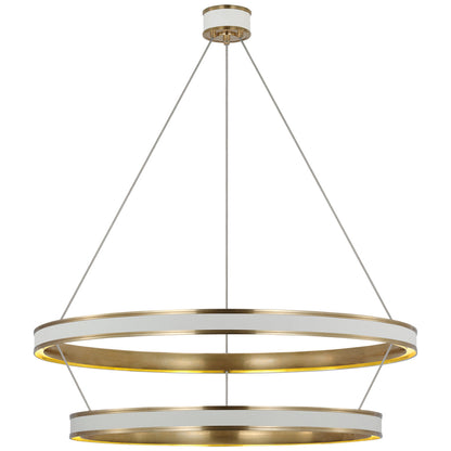 Connery 9 - Light Solid Brass LED Chandelier by Chapman & Myers