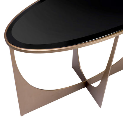 Console Table Elegance Brushed Brass Finish - Frame