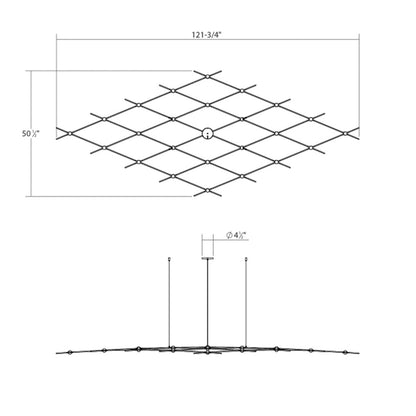 Constellation 25 - Light LED Chandelier