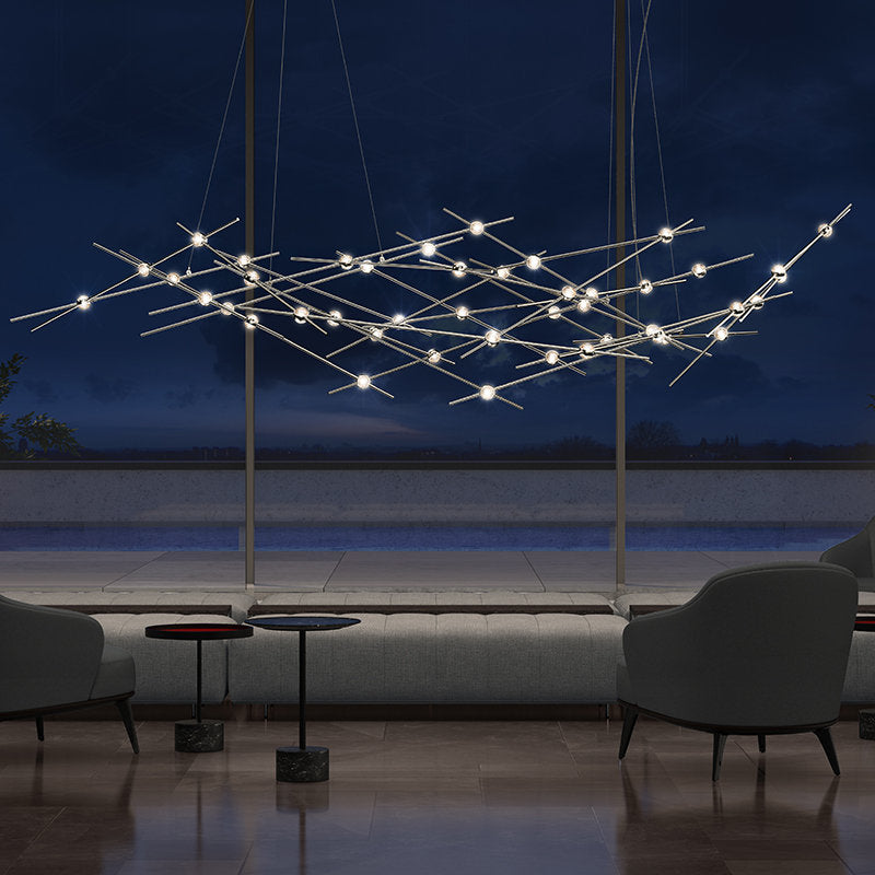 Constellation庐 44 - Light LED Chandelier