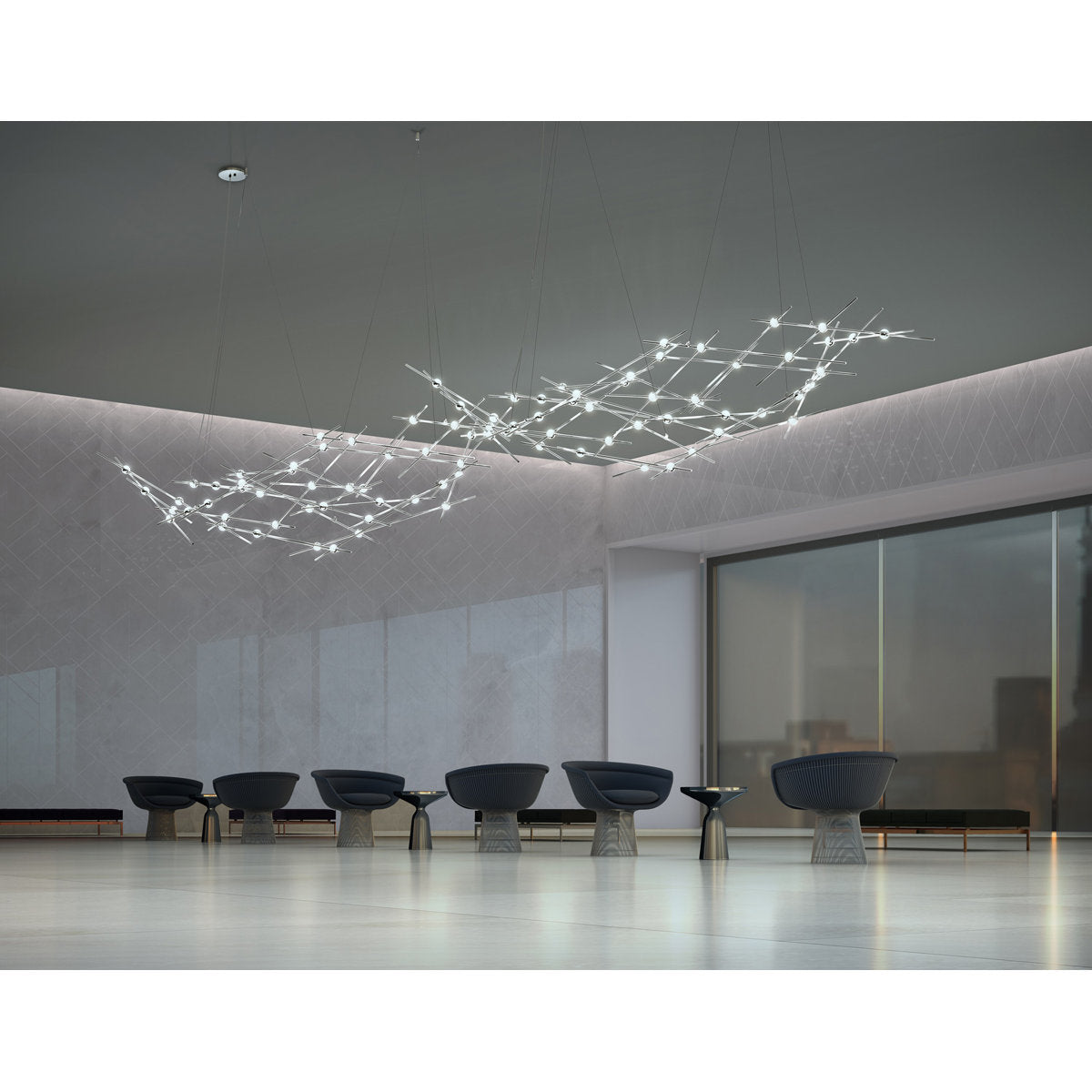 Constellation庐 44 - Light LED Chandelier