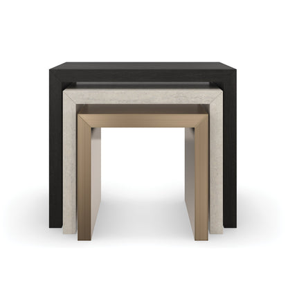 Contrast Nesting End Table