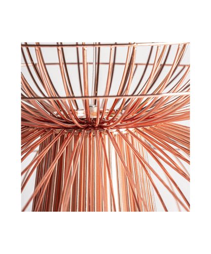 Copper Art Deco Chandelier