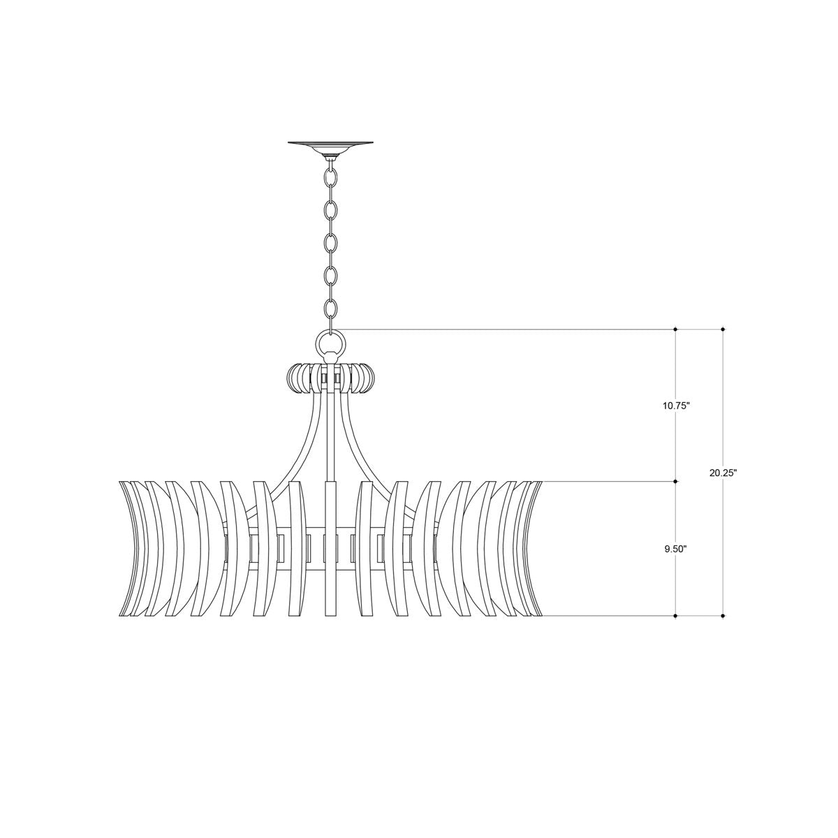 Coquette 8 - Light Chandelier