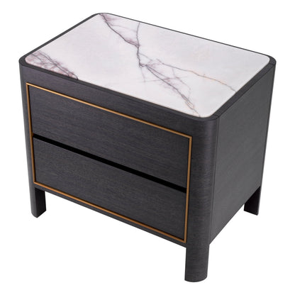 Corazon 2 - Drawer Solid Wood Nightstand