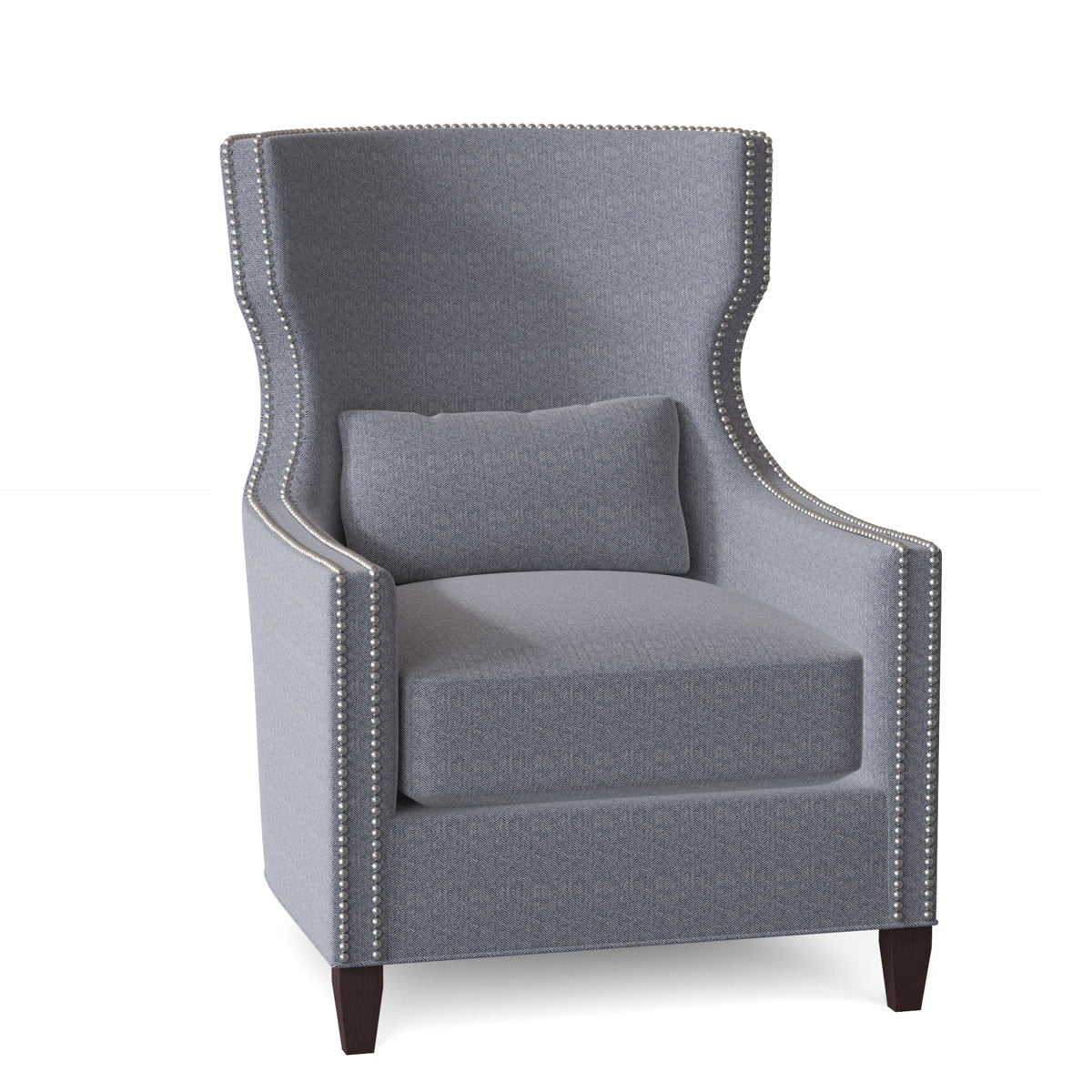 Corbin Wingback Chair Chair with Ottoman
