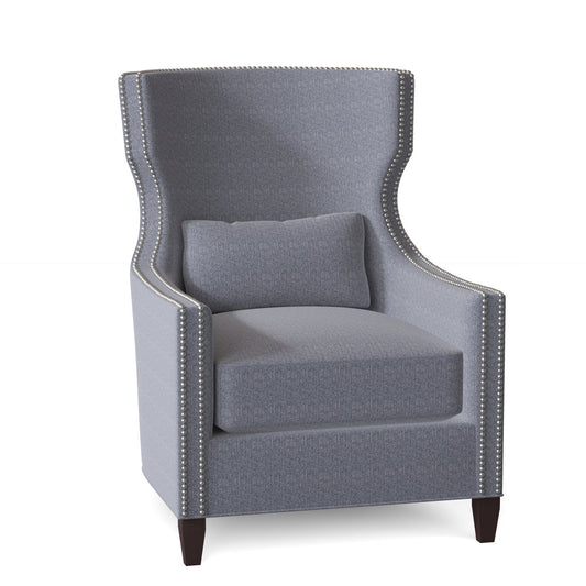 Corbin Wingback Chair Chair with Ottoman