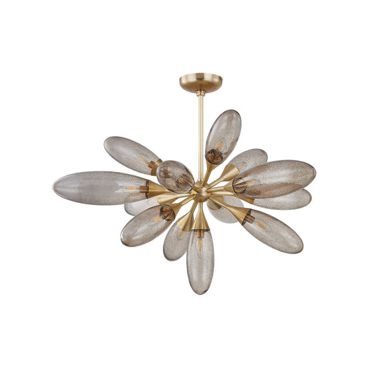 Cordoba Chandelier in Vintage Brass