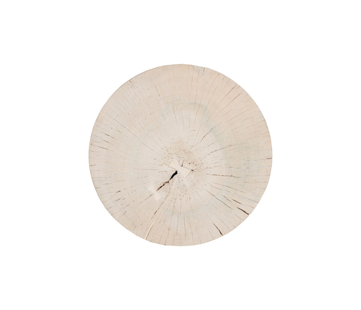 Core Coffee Table, Black Base, Bleached Top