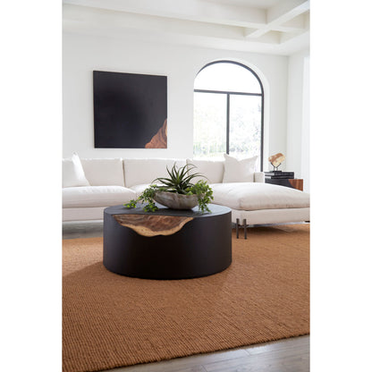 Cornered Solid Coffee Table