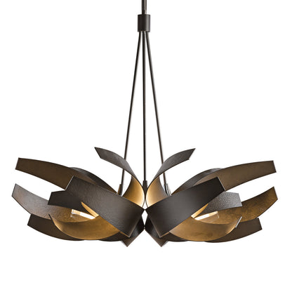 Corona 6 - Light Unique/Statement Geometric Chandelier