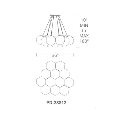Cosmic 12 - Light Chandelier
