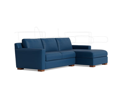 Couch Potato Leather Sectional