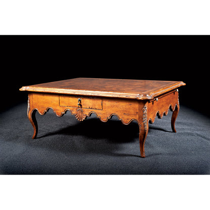Country French Coffee Table with Storage