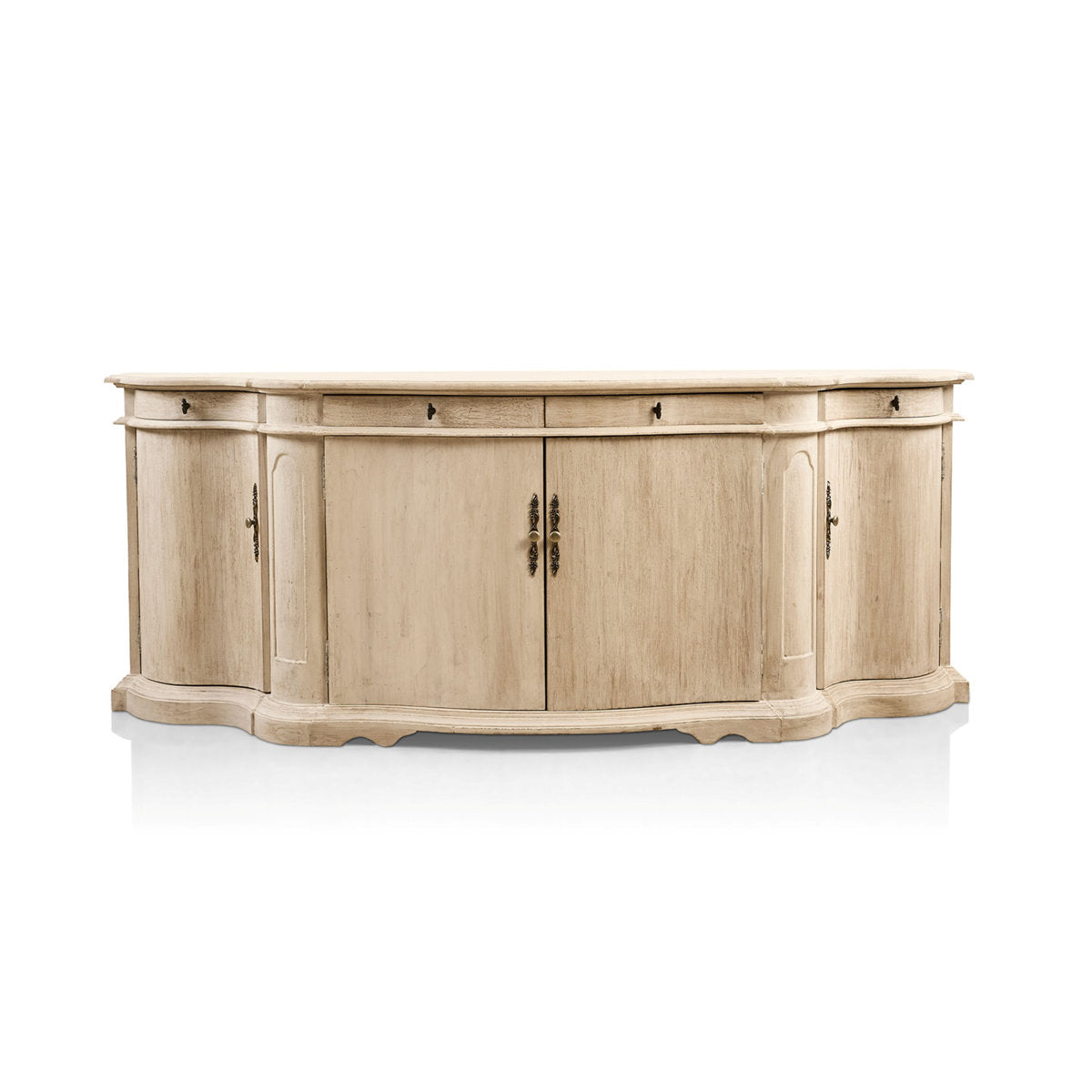 Courbe 80'' W Solid Wood Sideboard