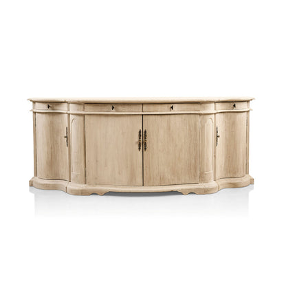 Courbe 80'' W Solid Wood Sideboard