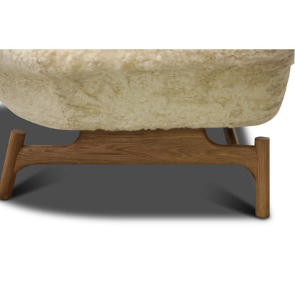Cozy Armchair Chair with Ottoman