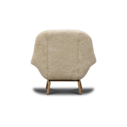 Cozy Armchair Chair with Ottoman