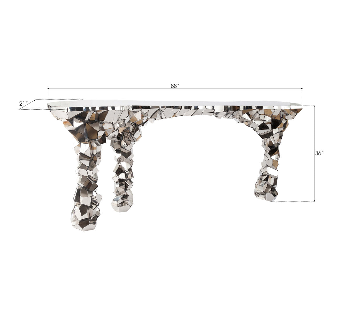 Crazy Cut Console Table