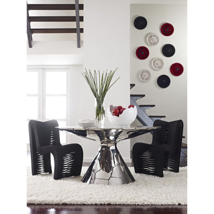 Crazy Cut Counter Height Pedestal Dining Table