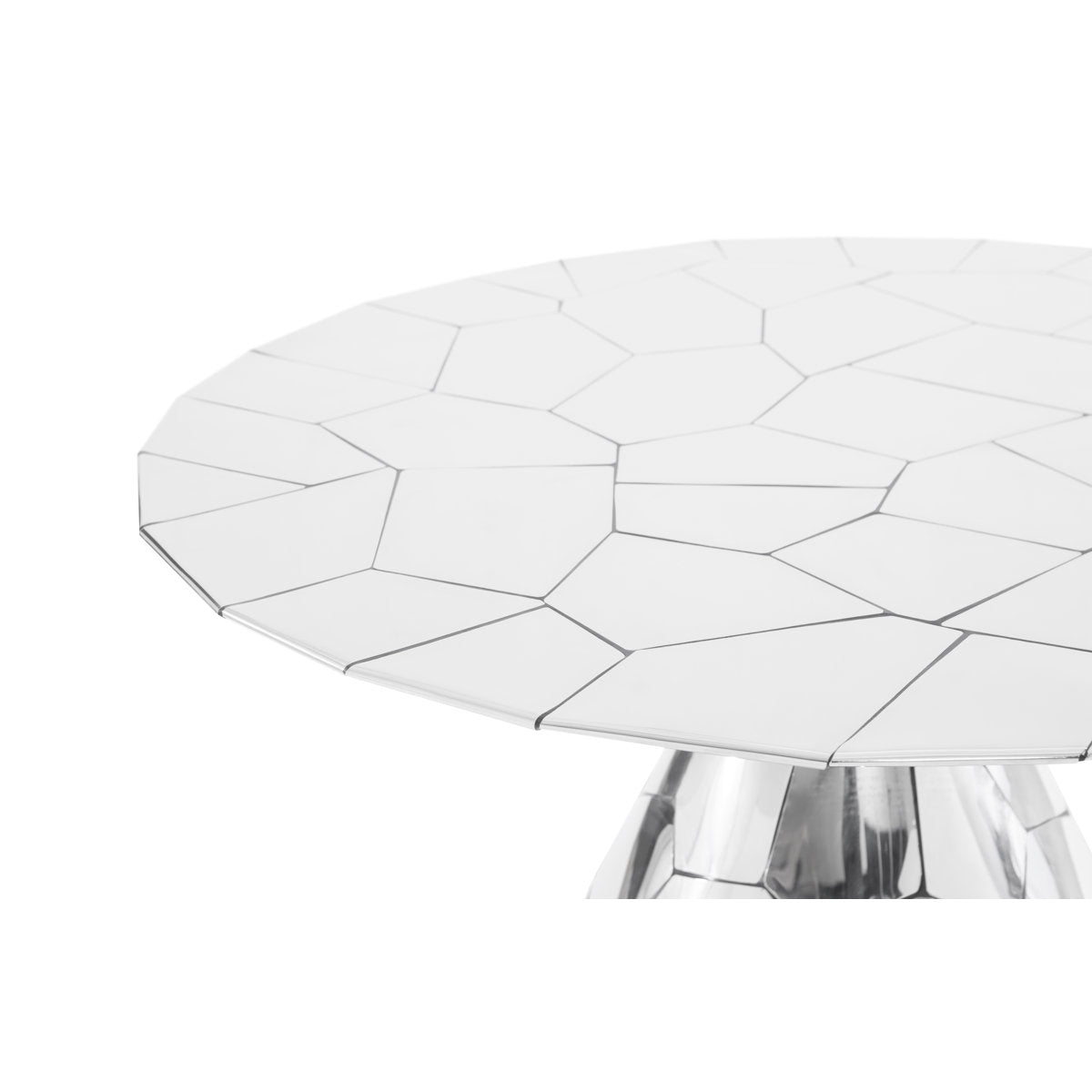 Crazy Cut Counter Height Pedestal Dining Table