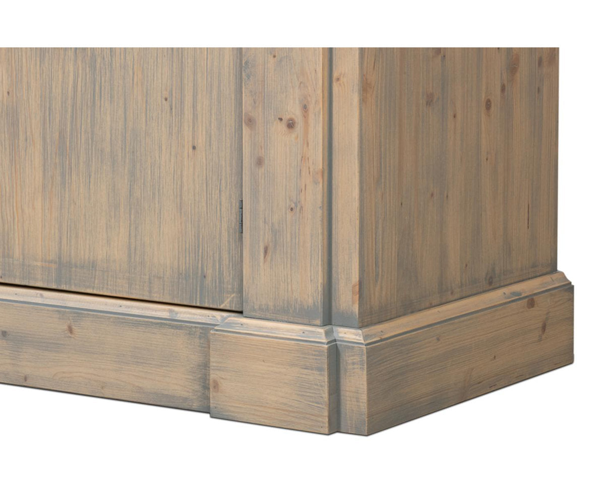 Crested 96'' W Solid Wood Sideboard