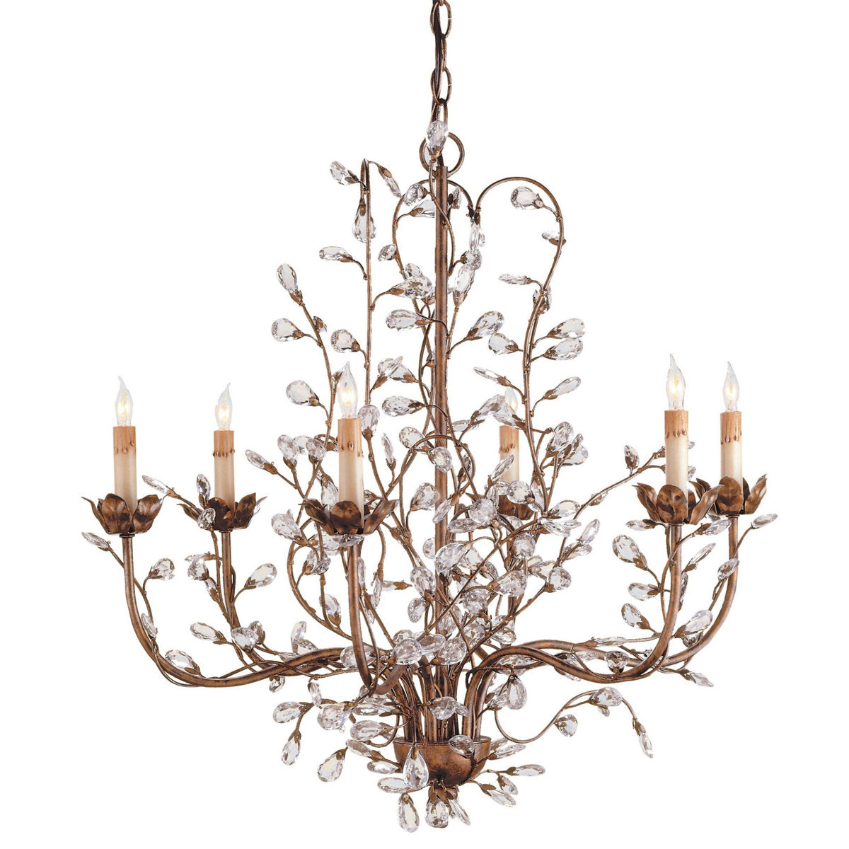 Crystal Bud 6 - Light Chandelier