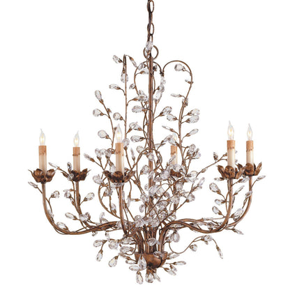 Crystal Bud 6 - Light Chandelier