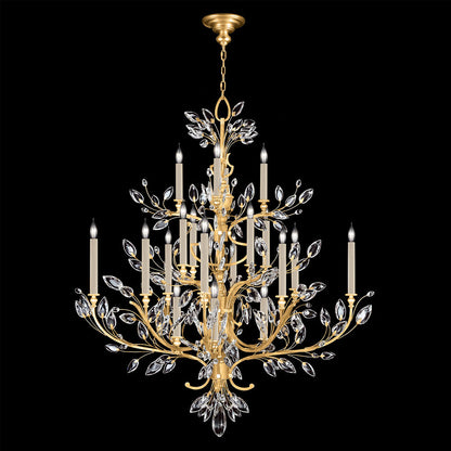 Crystal Laurel 20 - Light Crystal Chandelier