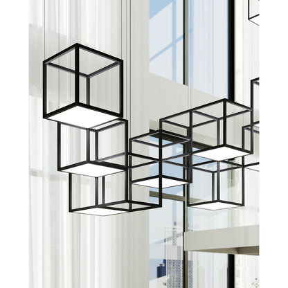 Cubix 12 - Light LED Chandelier