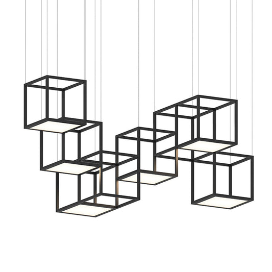 Cubix 12 - Light LED Chandelier