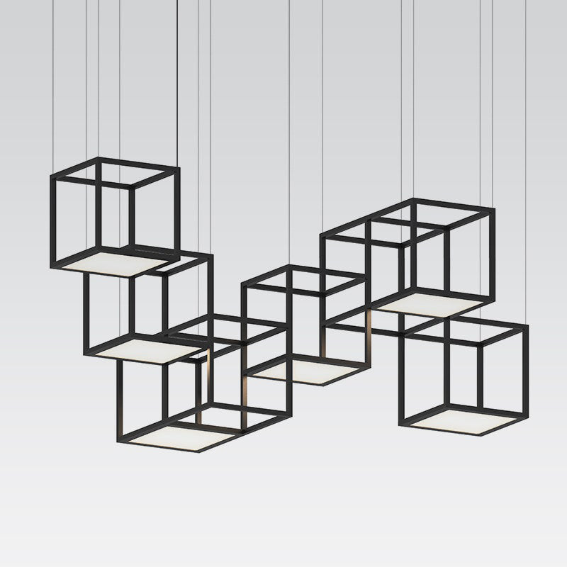 Cubix 12 - Light LED Chandelier