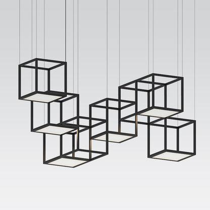 Cubix 12 - Light LED Chandelier